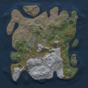 Thumbnail Rust Map: Procedural Map, Size: 3500, Seed: 2059650280, 18 Monuments