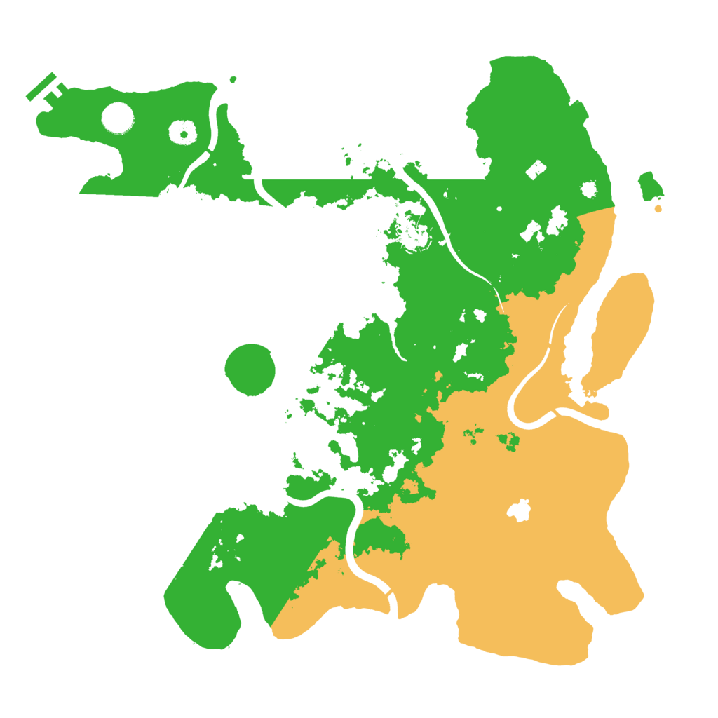 Biome Rust Map: Procedural Map, Size: 4000, Seed: 995054518