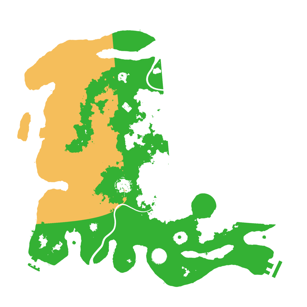 Biome Rust Map: Procedural Map, Size: 3500, Seed: 9072303