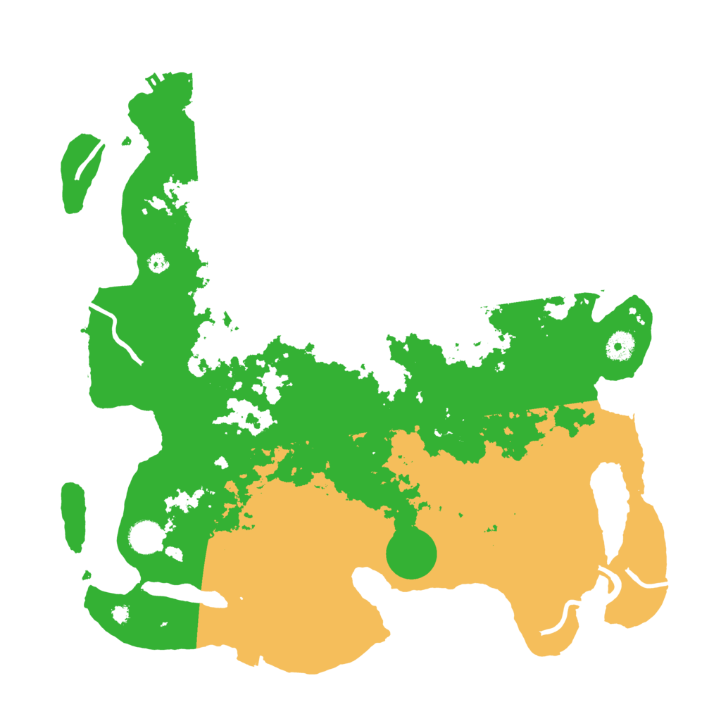 Biome Rust Map: Procedural Map, Size: 3750, Seed: 407209257