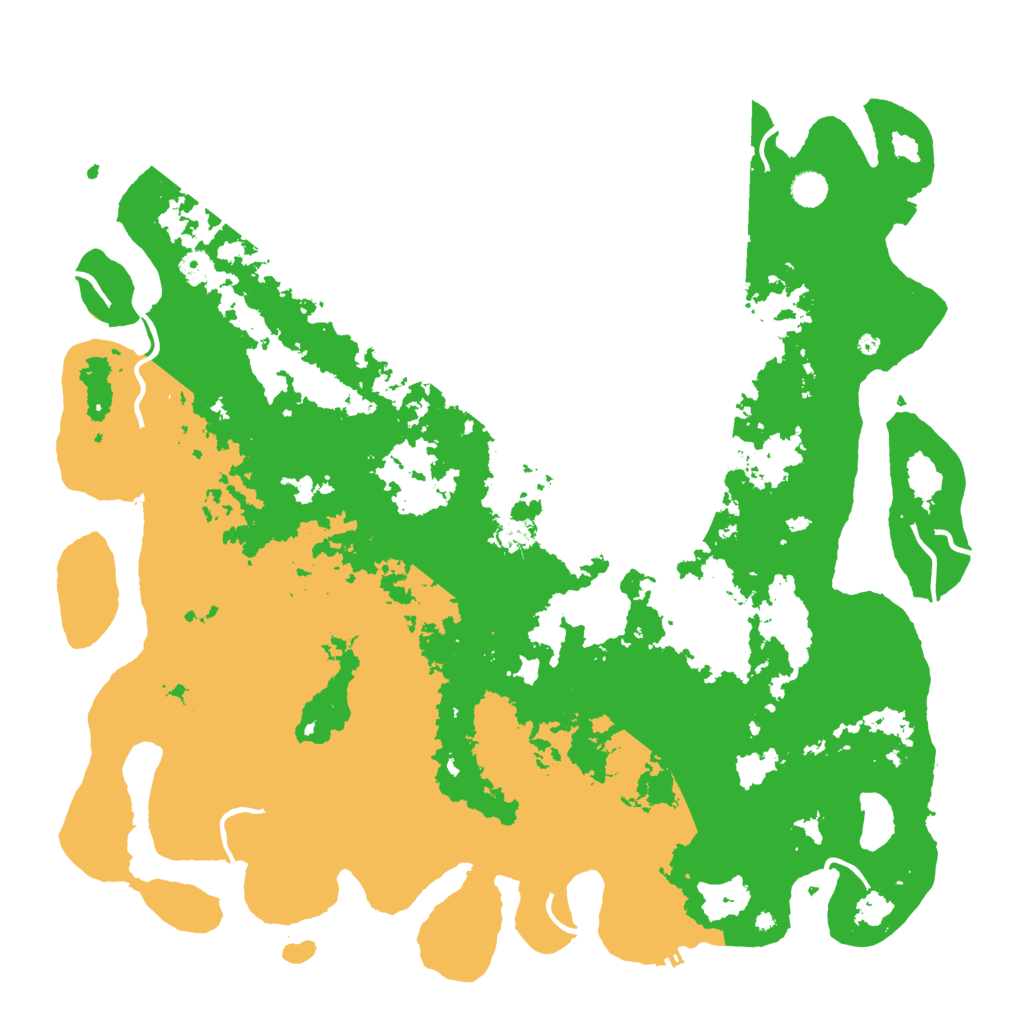 Biome Rust Map: Procedural Map, Size: 5000, Seed: 1018542703