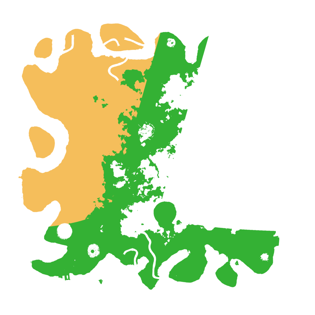 Biome Rust Map: Procedural Map, Size: 3700, Seed: 102179911