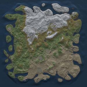 Thumbnail Rust Map: Procedural Map, Size: 4800, Seed: 1837514016, 18 Monuments