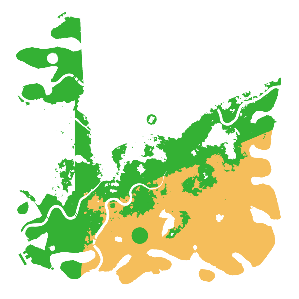 Biome Rust Map: Procedural Map, Size: 4800, Seed: 1837514016