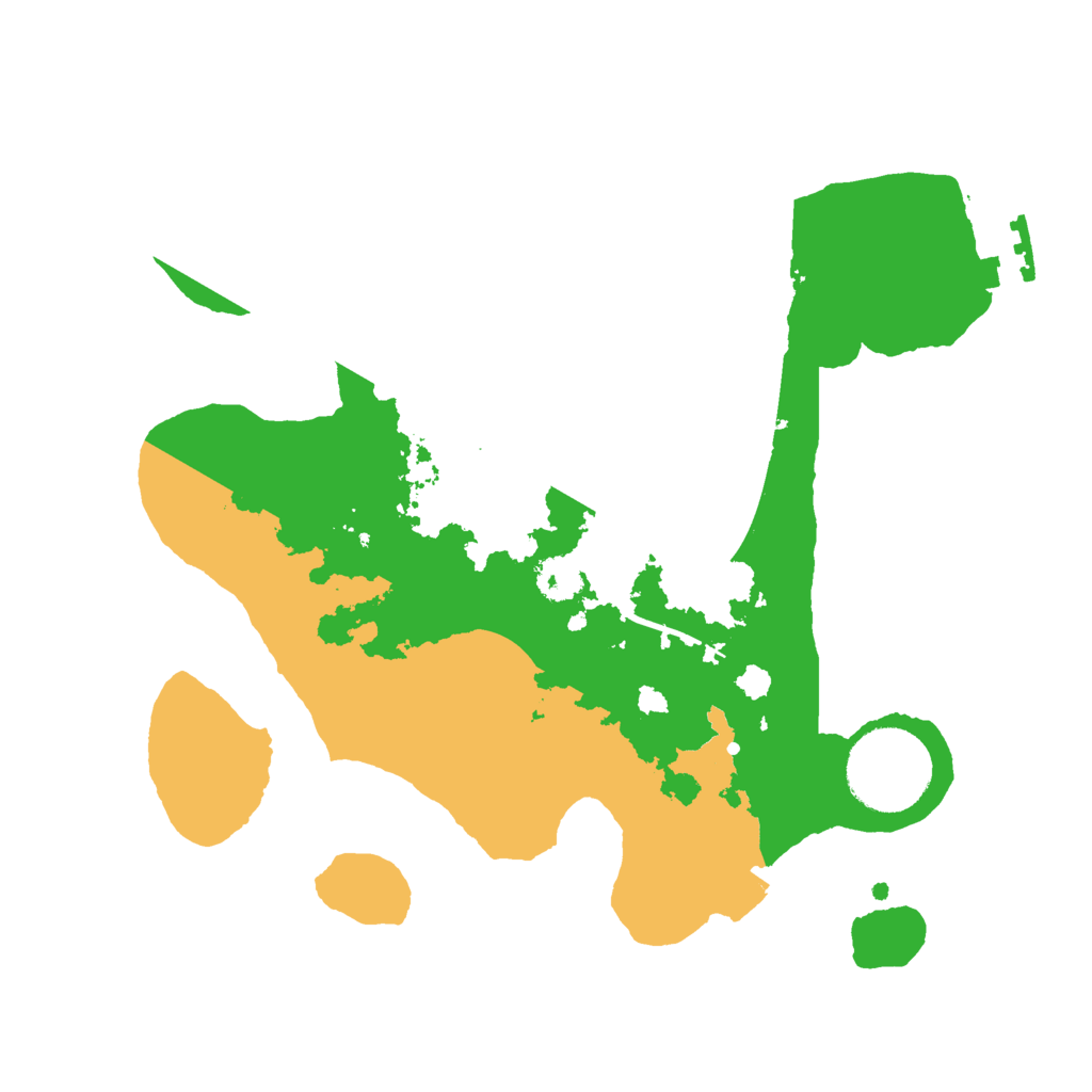 Biome Rust Map: Procedural Map, Size: 2500, Seed: 1955998916