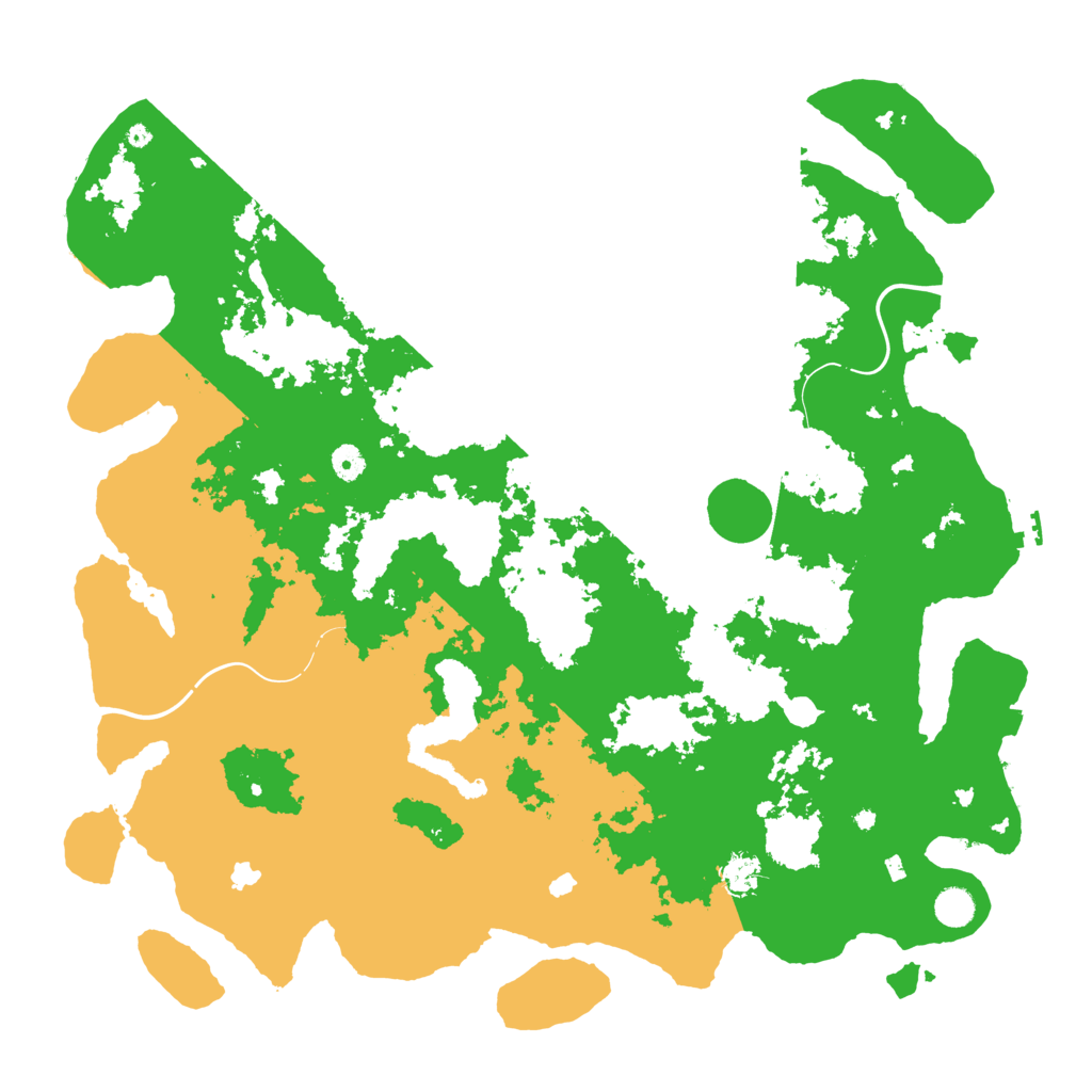 Biome Rust Map: Procedural Map, Size: 4800, Seed: 163504473