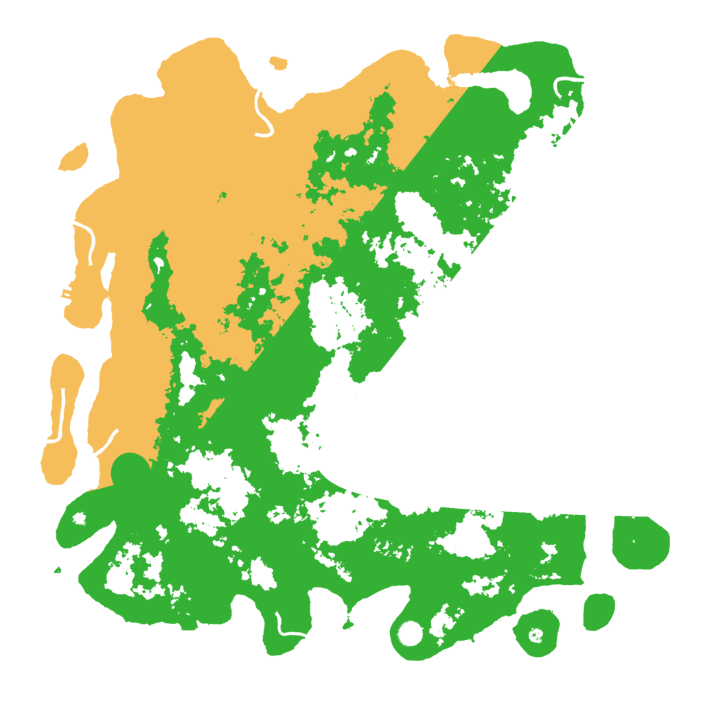Biome Rust Map: Procedural Map, Size: 5000, Seed: 98571426