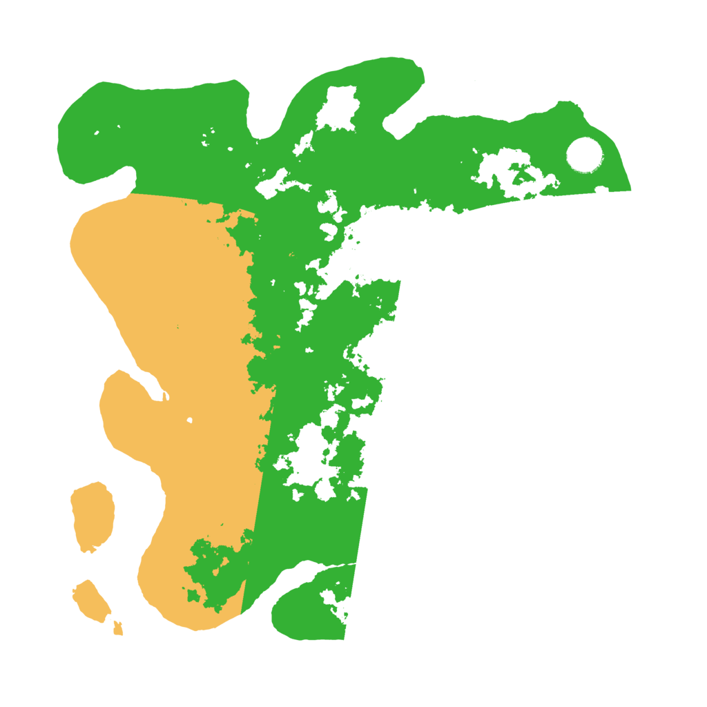 Biome Rust Map: Barren, Size: 3500, Seed: 9955996