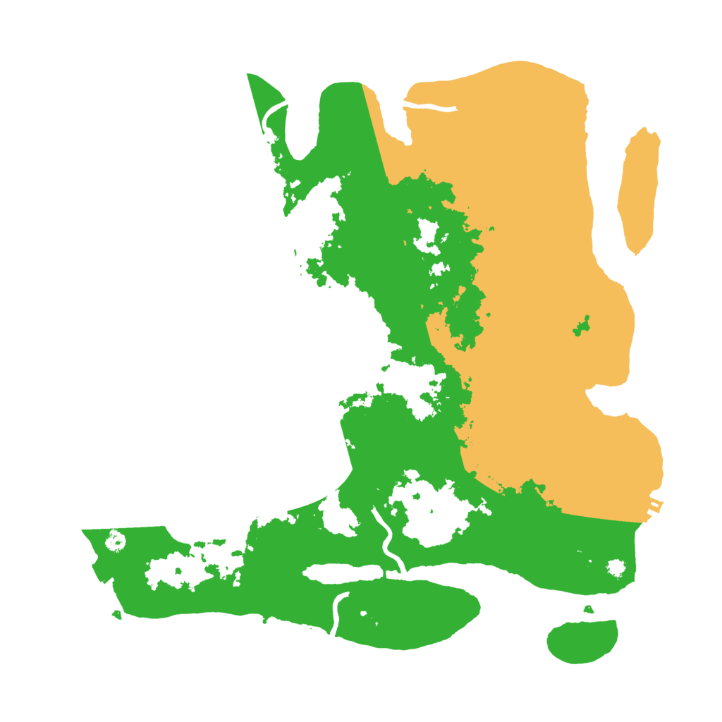 Biome Rust Map: Procedural Map, Size: 3700, Seed: 301610569