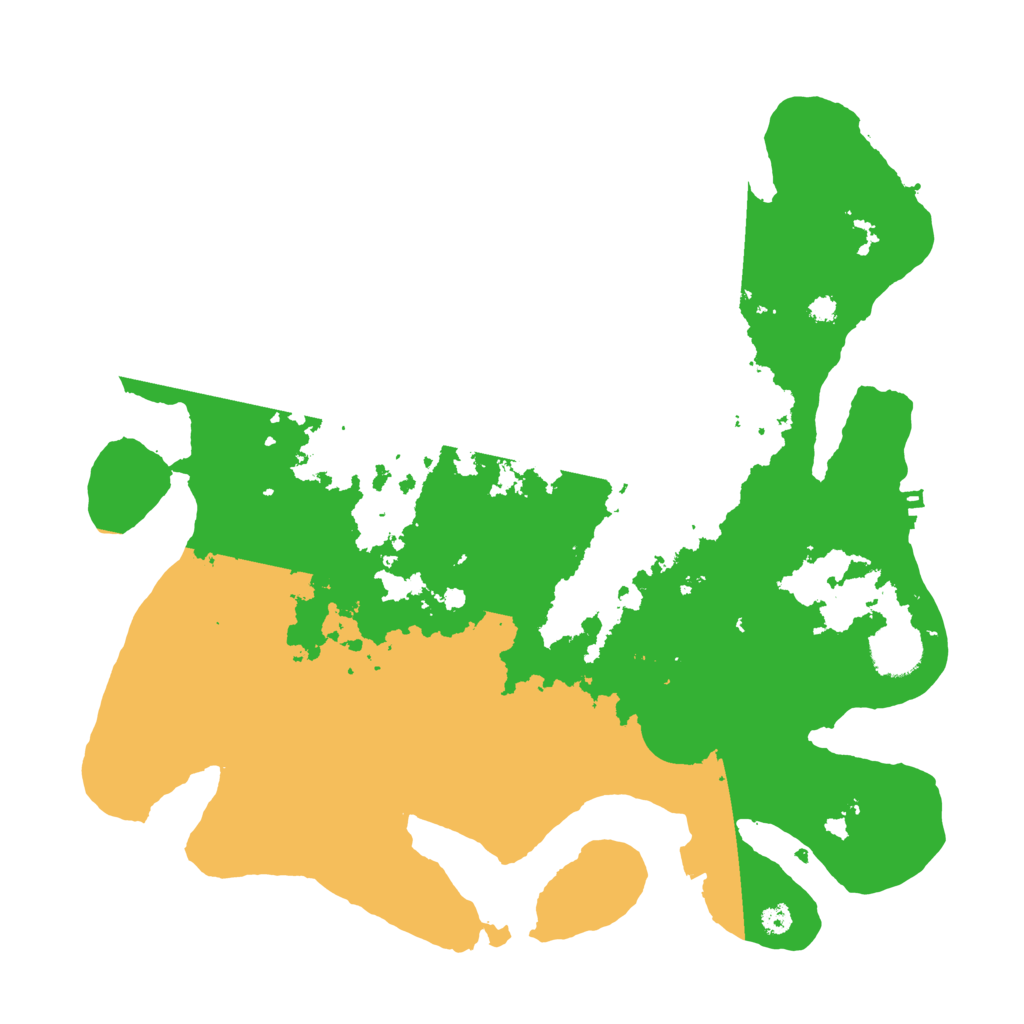 Biome Rust Map: Procedural Map, Size: 3500, Seed: 16108033