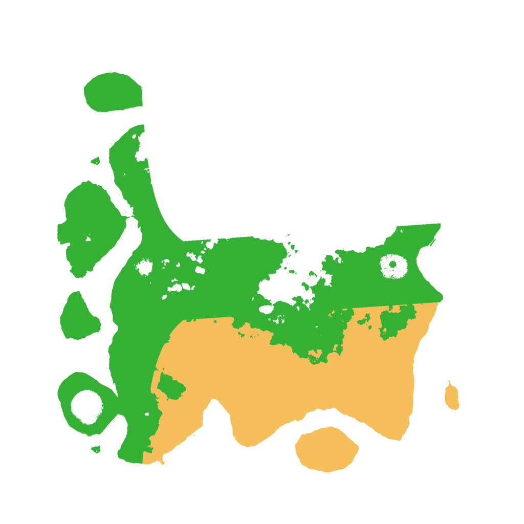 Biome Rust Map: Procedural Map, Size: 3000, Seed: 2076126547