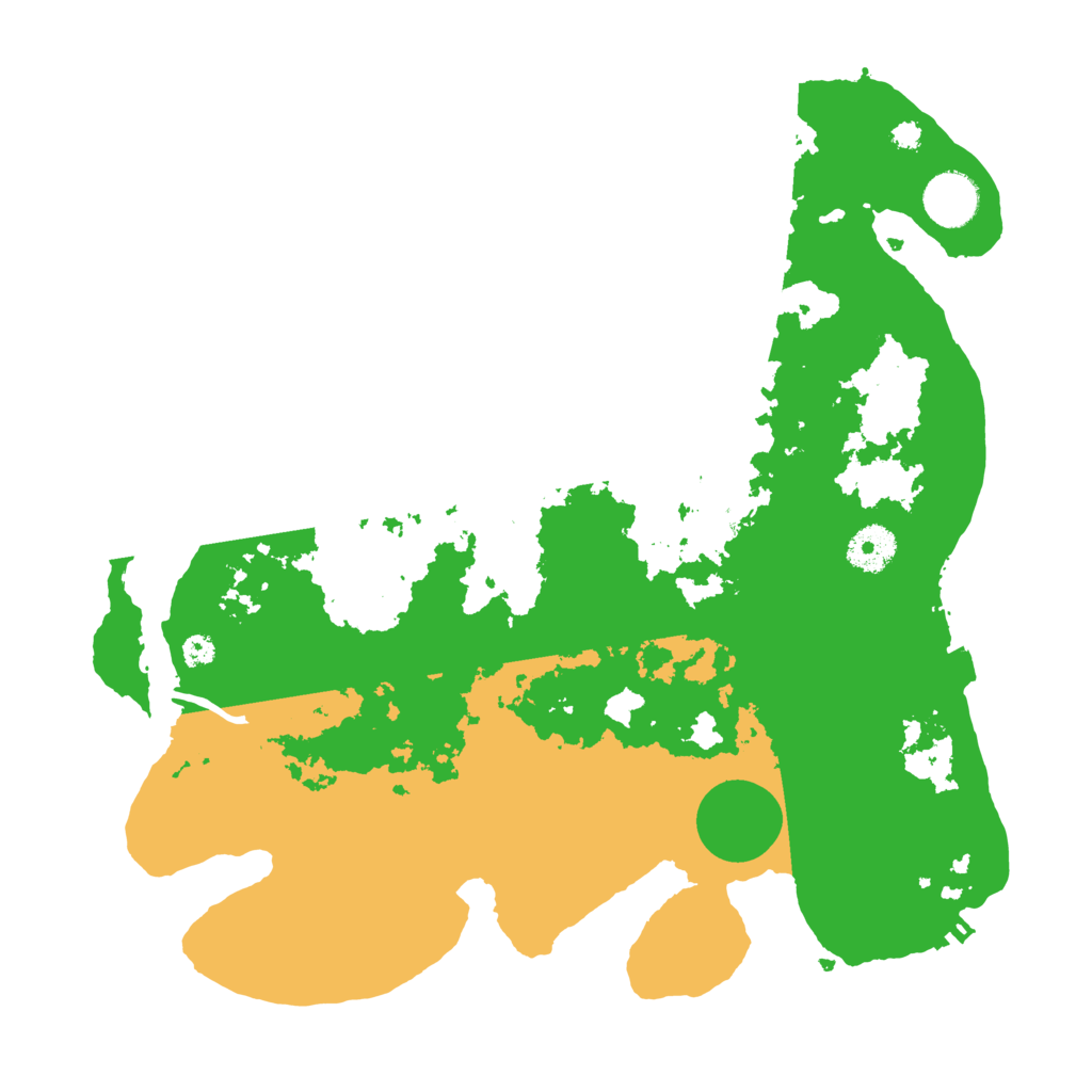 Biome Rust Map: Procedural Map, Size: 3500, Seed: 1847303613