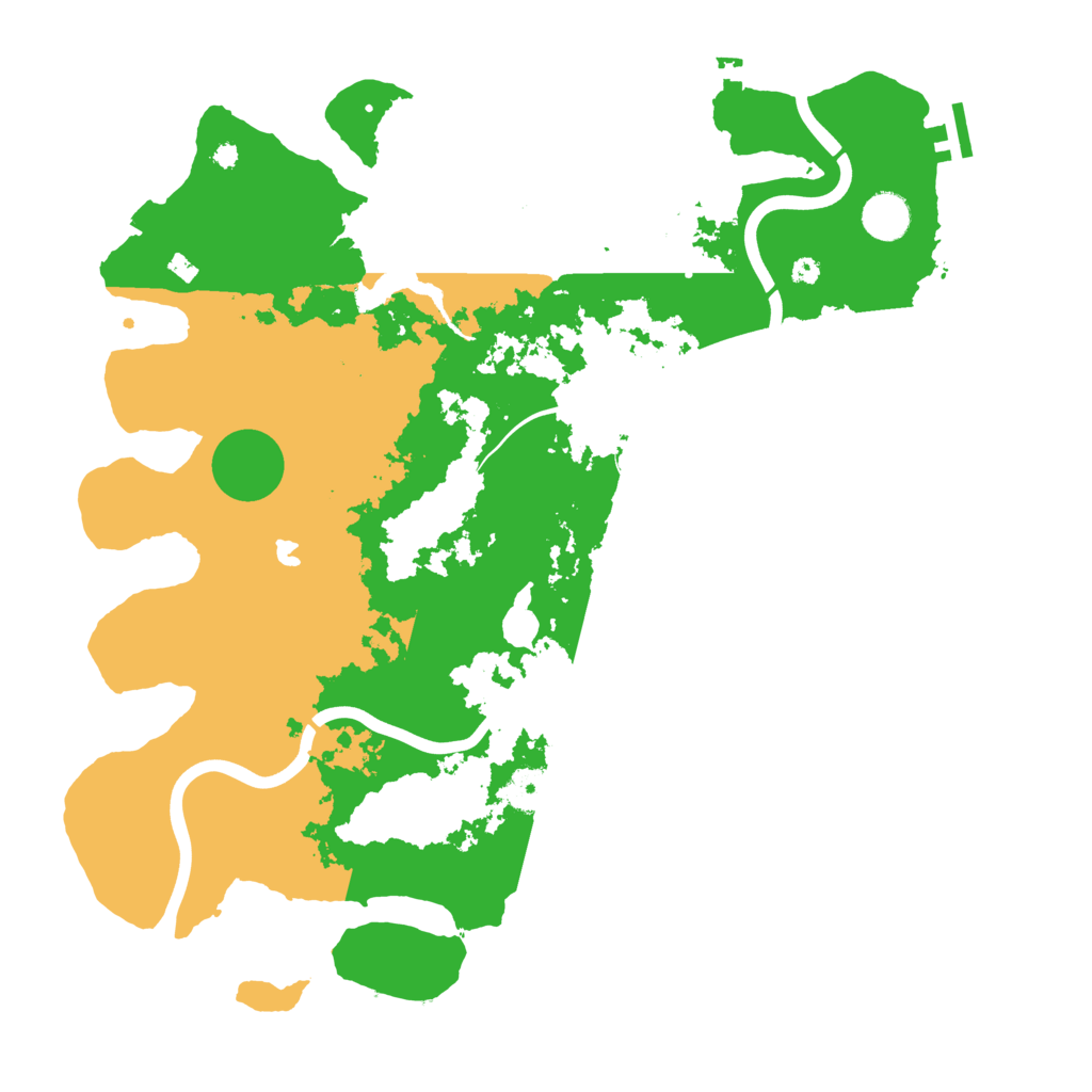 Biome Rust Map: Procedural Map, Size: 4000, Seed: 1127800467