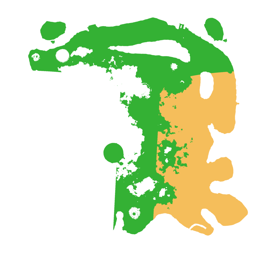 Biome Rust Map: Procedural Map, Size: 3500, Seed: 839917036