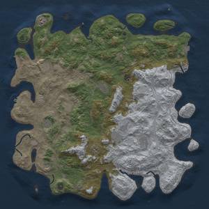 Thumbnail Rust Map: Procedural Map, Size: 4800, Seed: 1204072558, 19 Monuments