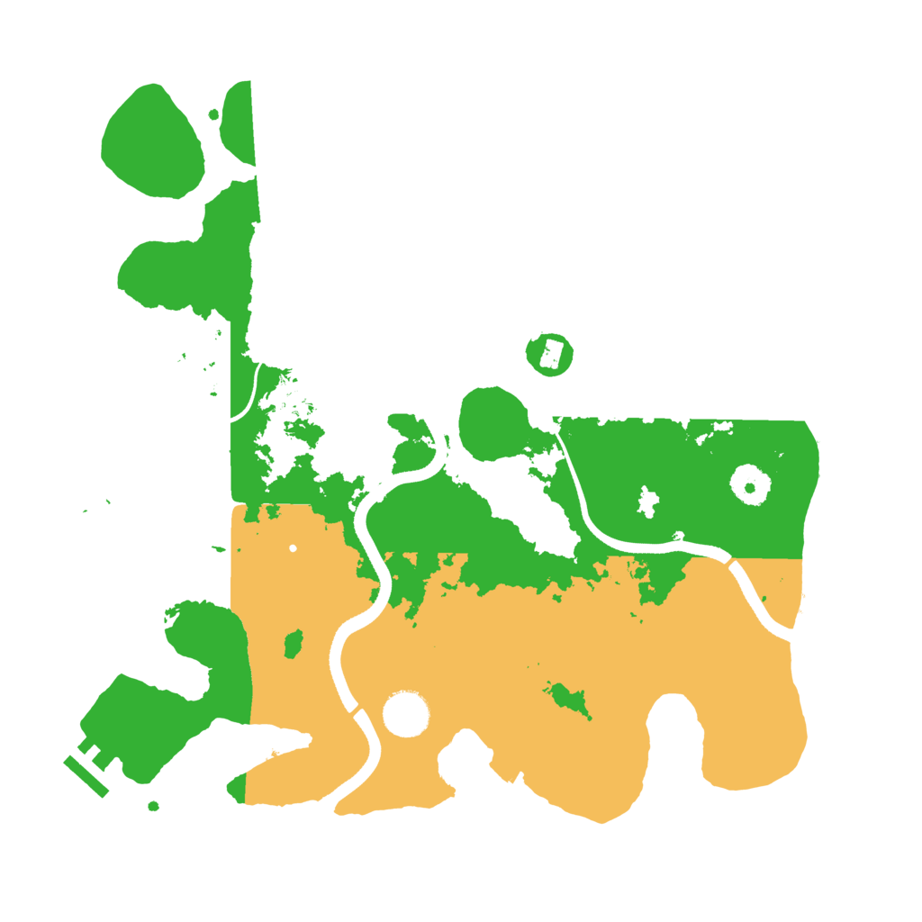 Biome Rust Map: Procedural Map, Size: 3500, Seed: 452146470