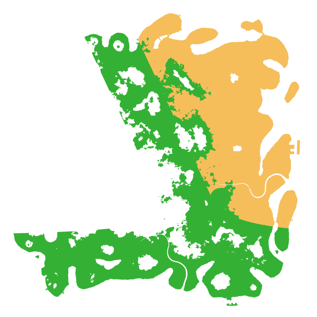 Biome Rust Map: Procedural Map, Size: 4500, Seed: 1595287506