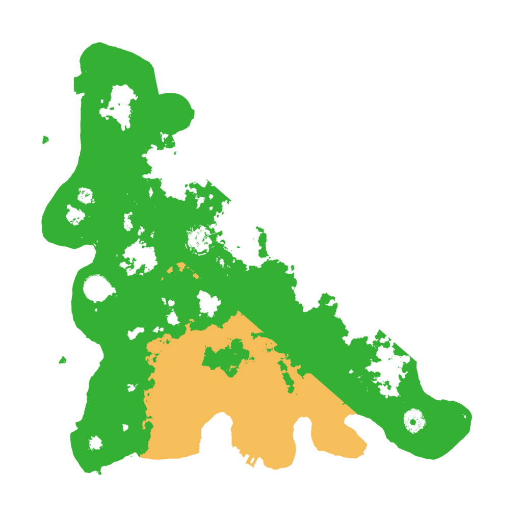 Biome Rust Map: Procedural Map, Size: 3500, Seed: 81131