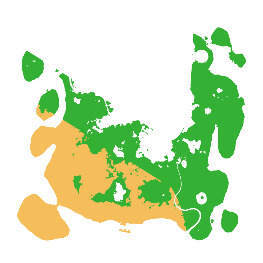 Biome Rust Map: Procedural Map, Size: 3500, Seed: 2013303269