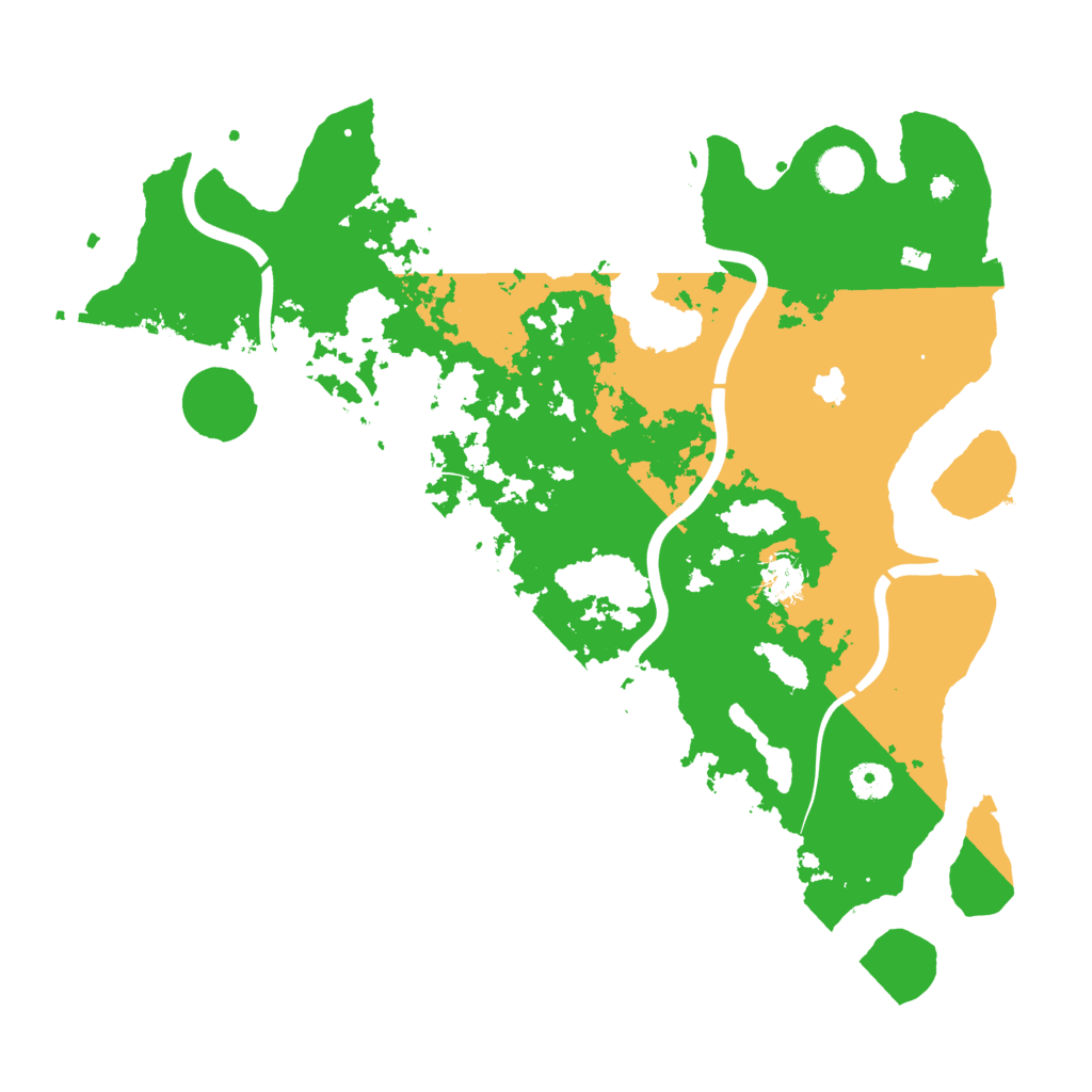 Biome Rust Map: Procedural Map, Size: 4100, Seed: 1998