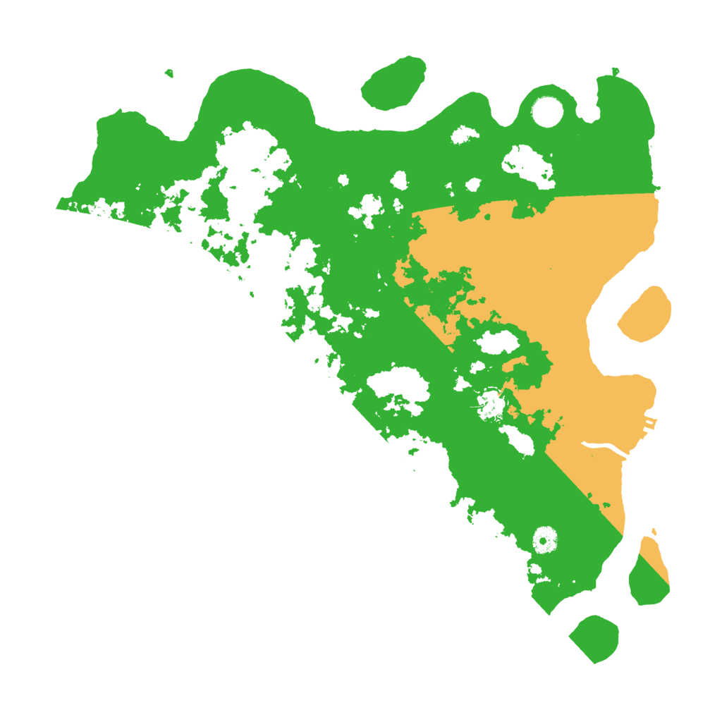 Biome Rust Map: Procedural Map, Size: 4100, Seed: 1998