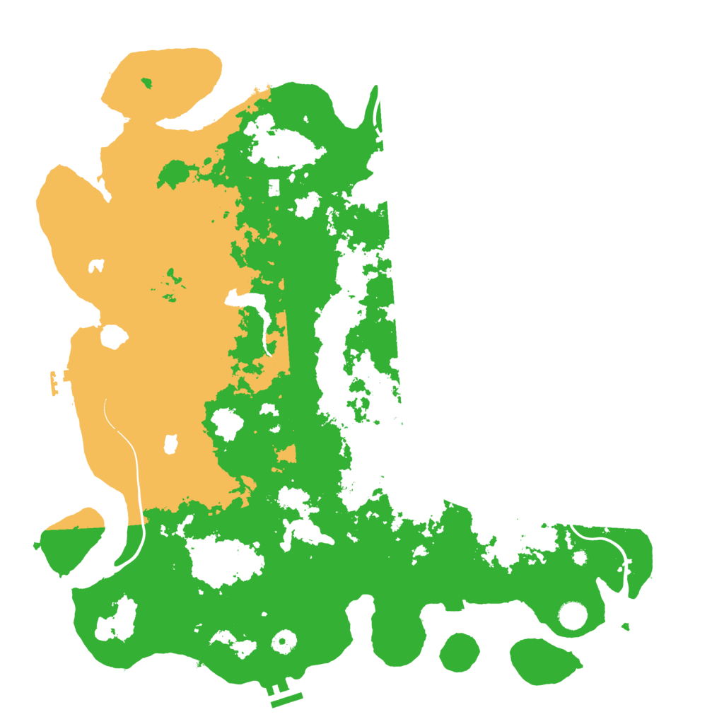 Biome Rust Map: Procedural Map, Size: 4500, Seed: 6655