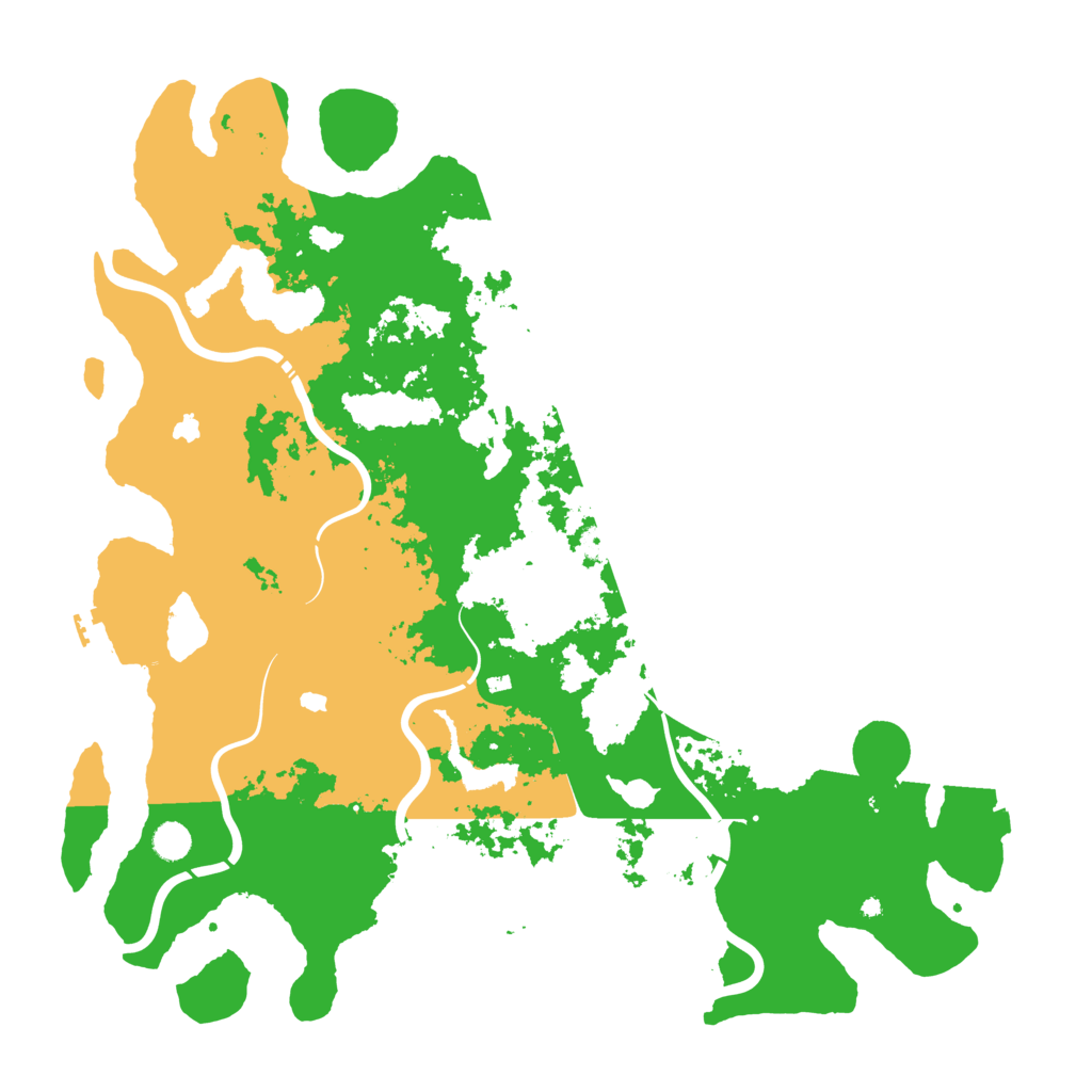 Biome Rust Map: Procedural Map, Size: 5000, Seed: 76945