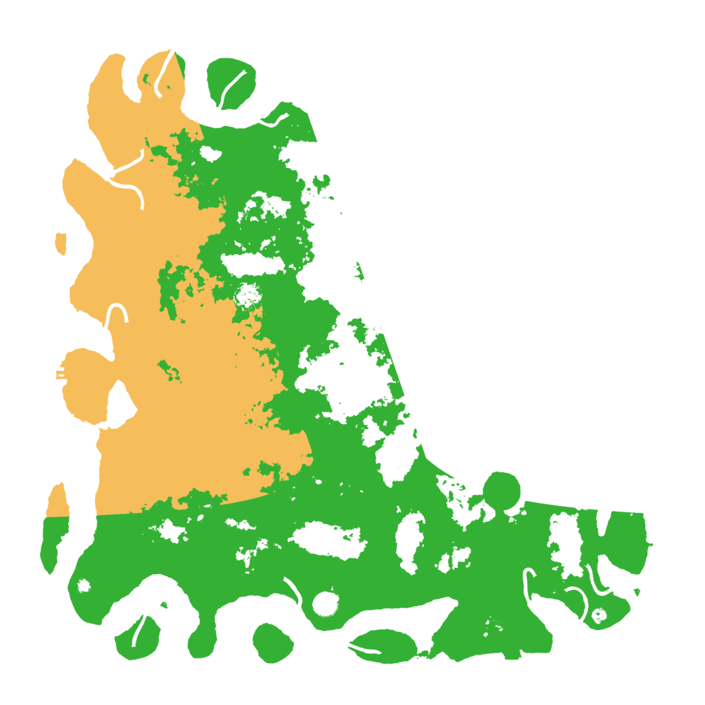Biome Rust Map: Procedural Map, Size: 5000, Seed: 76945