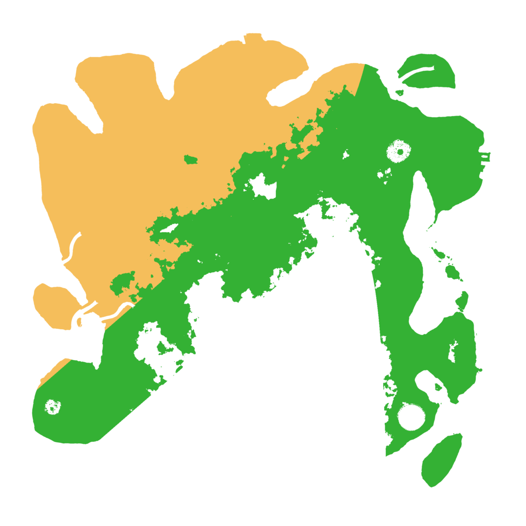 Biome Rust Map: Procedural Map, Size: 3500, Seed: 1696531592