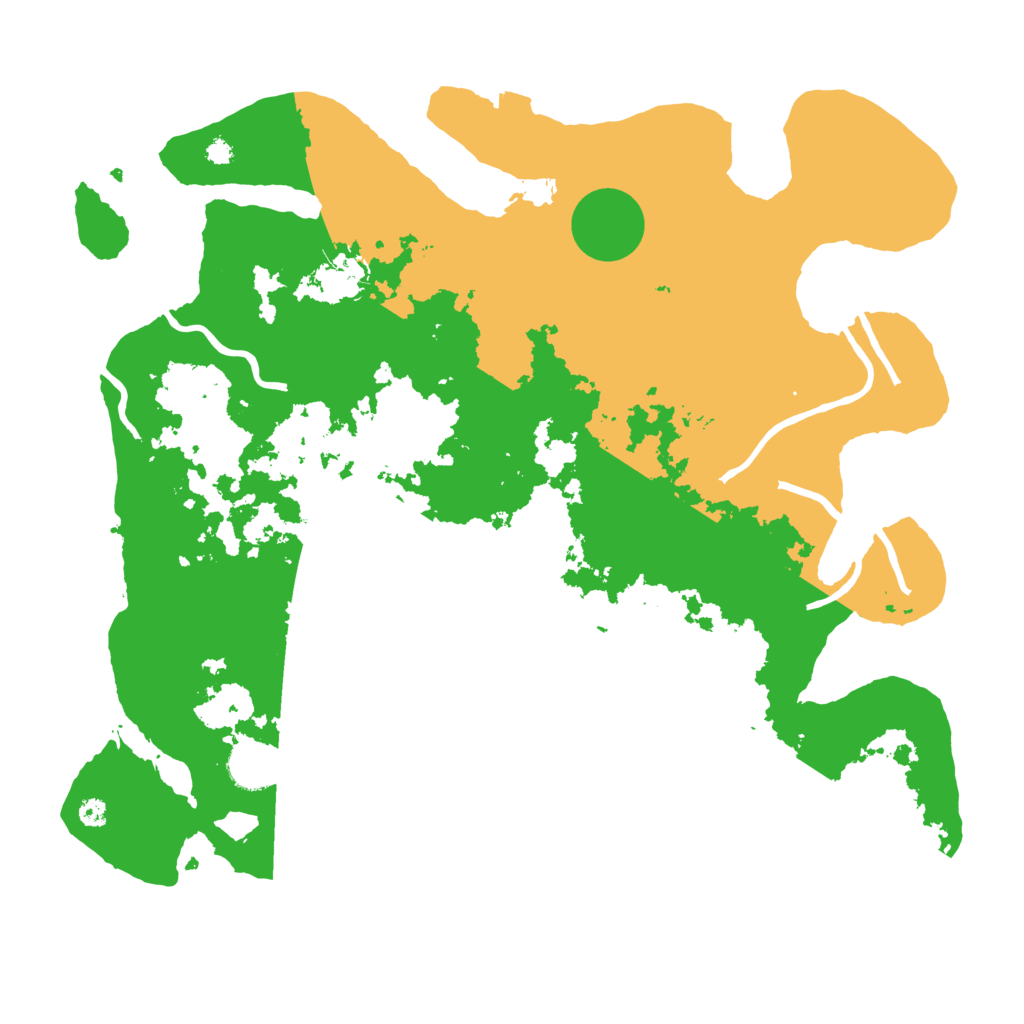 Biome Rust Map: Procedural Map, Size: 3700, Seed: 1571407806