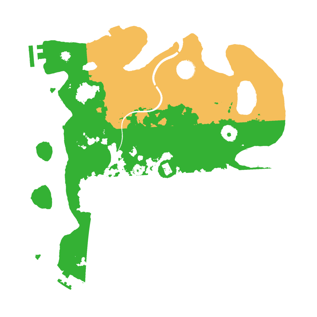 Biome Rust Map: Procedural Map, Size: 3000, Seed: 779262037