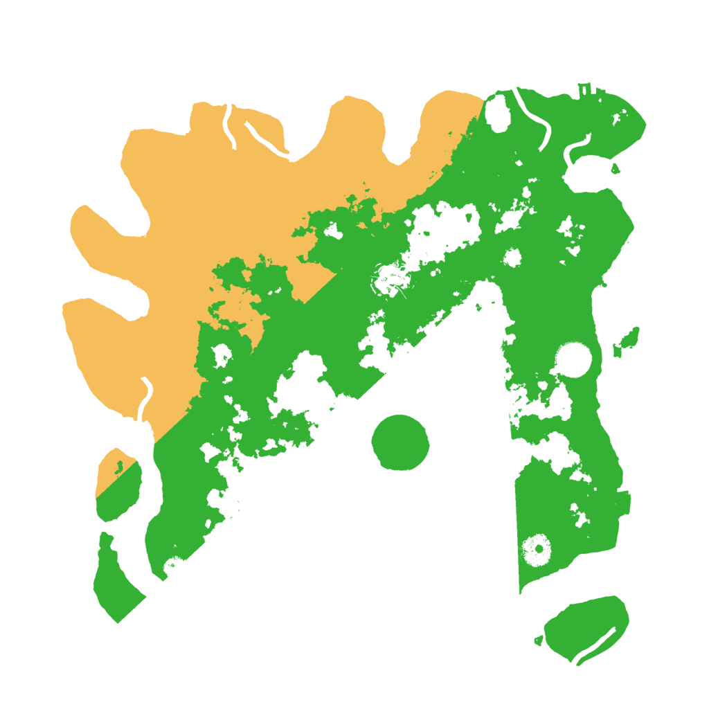 Biome Rust Map: Procedural Map, Size: 3500, Seed: 1294450214