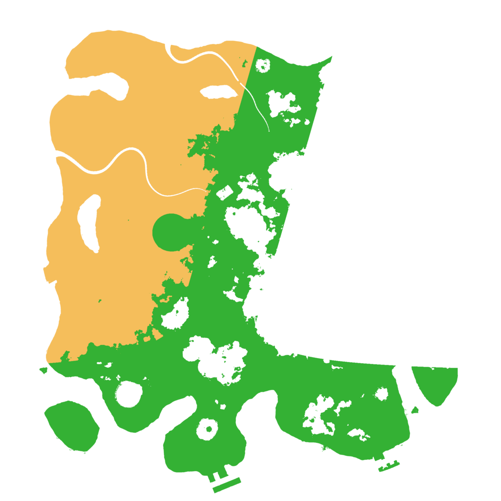 Biome Rust Map: Procedural Map, Size: 3500, Seed: 1258169987