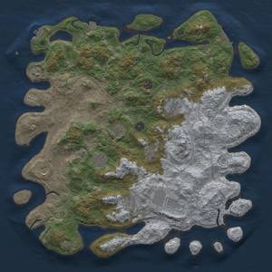 Thumbnail Rust Map: Procedural Map, Size: 4500, Seed: 339541653, 18 Monuments