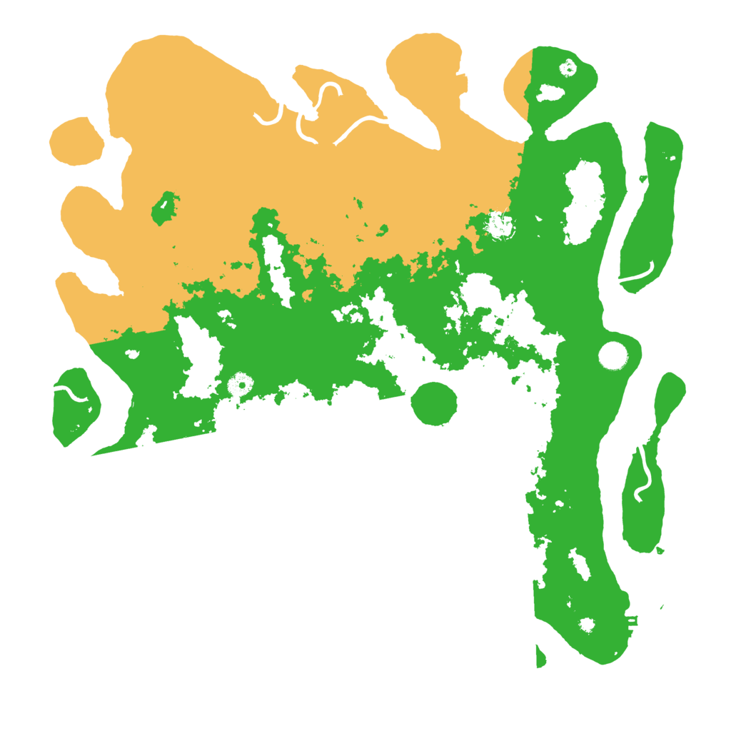 Biome Rust Map: Procedural Map, Size: 4500, Seed: 94151