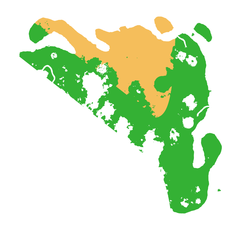 Biome Rust Map: Procedural Map, Size: 4000, Seed: 43011