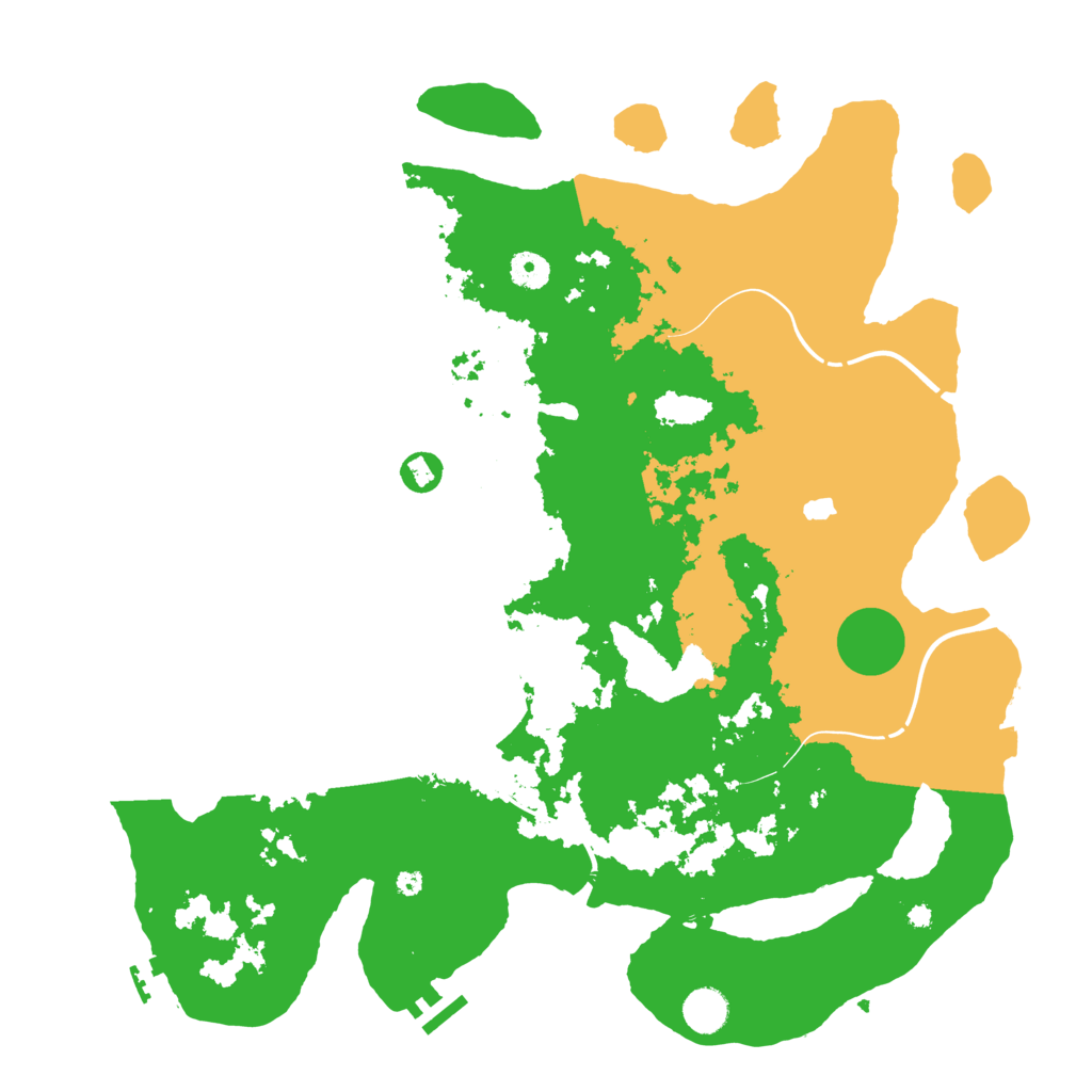Biome Rust Map: Procedural Map, Size: 4250, Seed: 50880