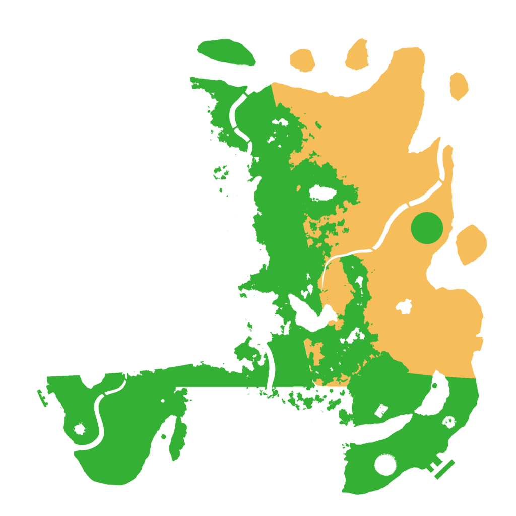 Biome Rust Map: Procedural Map, Size: 4250, Seed: 50880