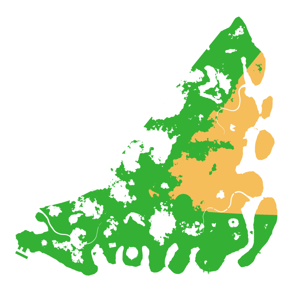 Biome Rust Map: Procedural Map, Size: 4500, Seed: 746641757
