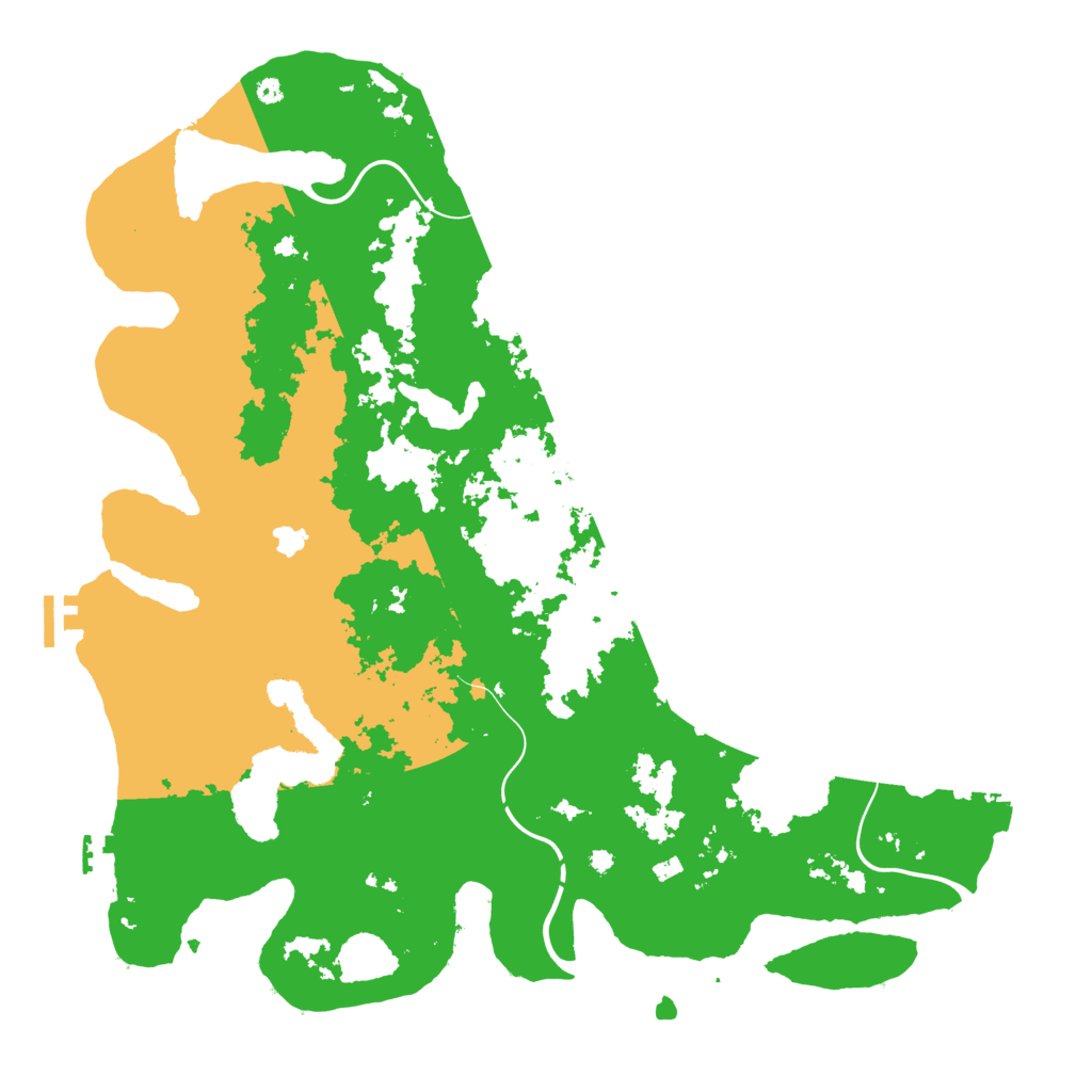 Biome Rust Map: Procedural Map, Size: 4250, Seed: 5525