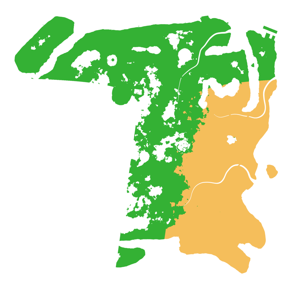 Biome Rust Map: Procedural Map, Size: 4050, Seed: 2010559132