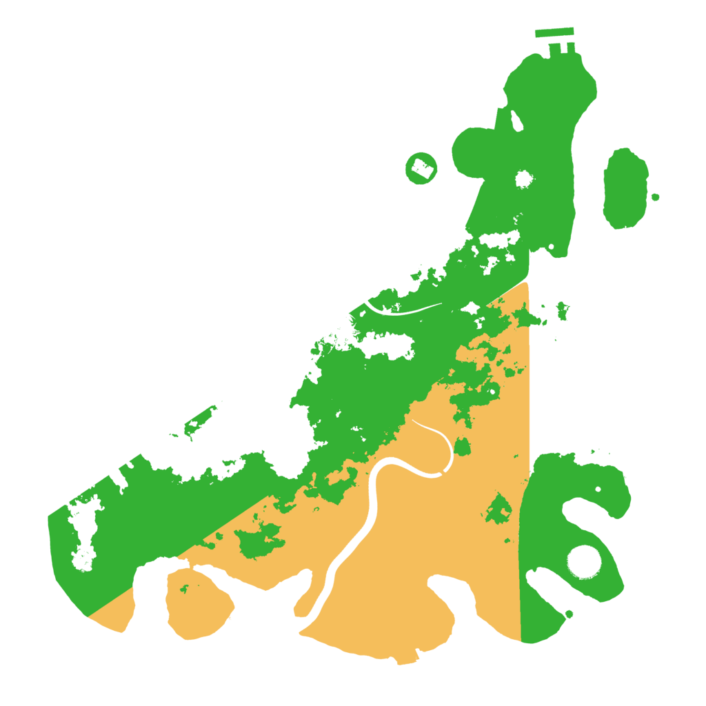 Biome Rust Map: Procedural Map, Size: 3700, Seed: 1137296869