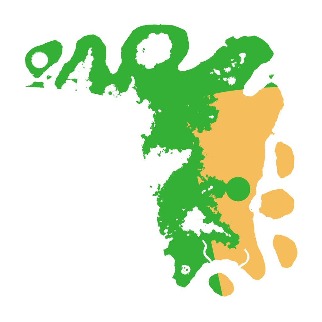 Biome Rust Map: Procedural Map, Size: 3500, Seed: 371182767