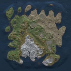 Thumbnail Rust Map: Procedural Map, Size: 3500, Seed: 65741, 14 Monuments