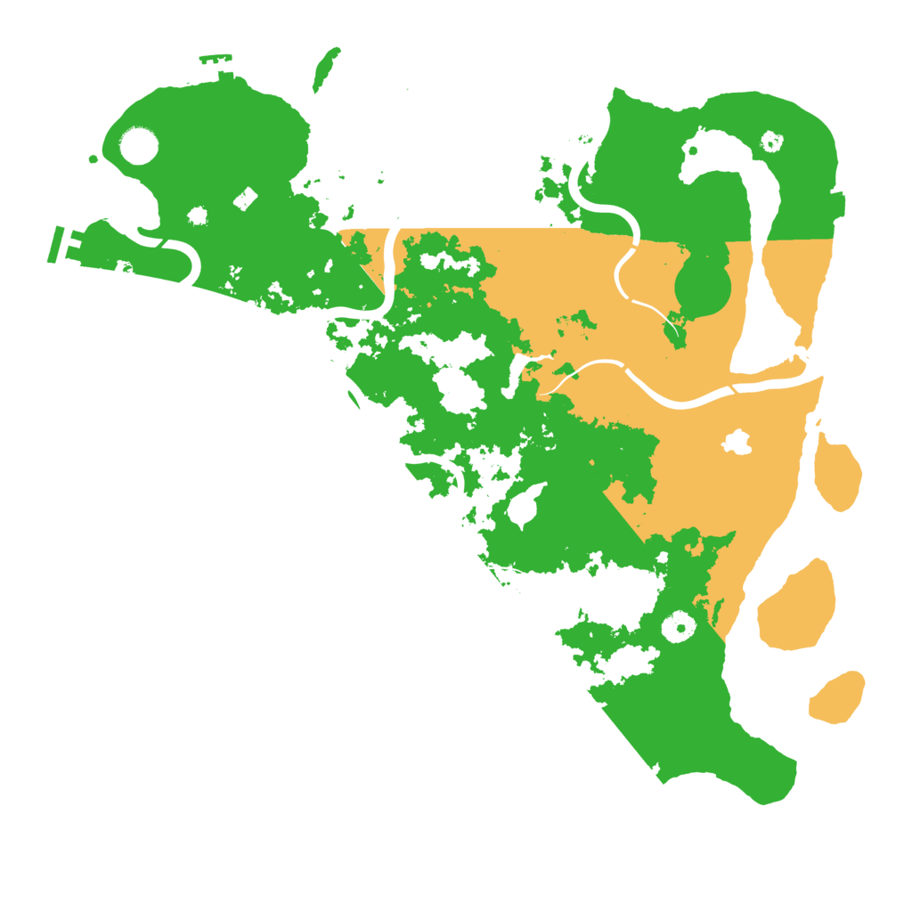 Biome Rust Map: Procedural Map, Size: 4250, Seed: 90516416