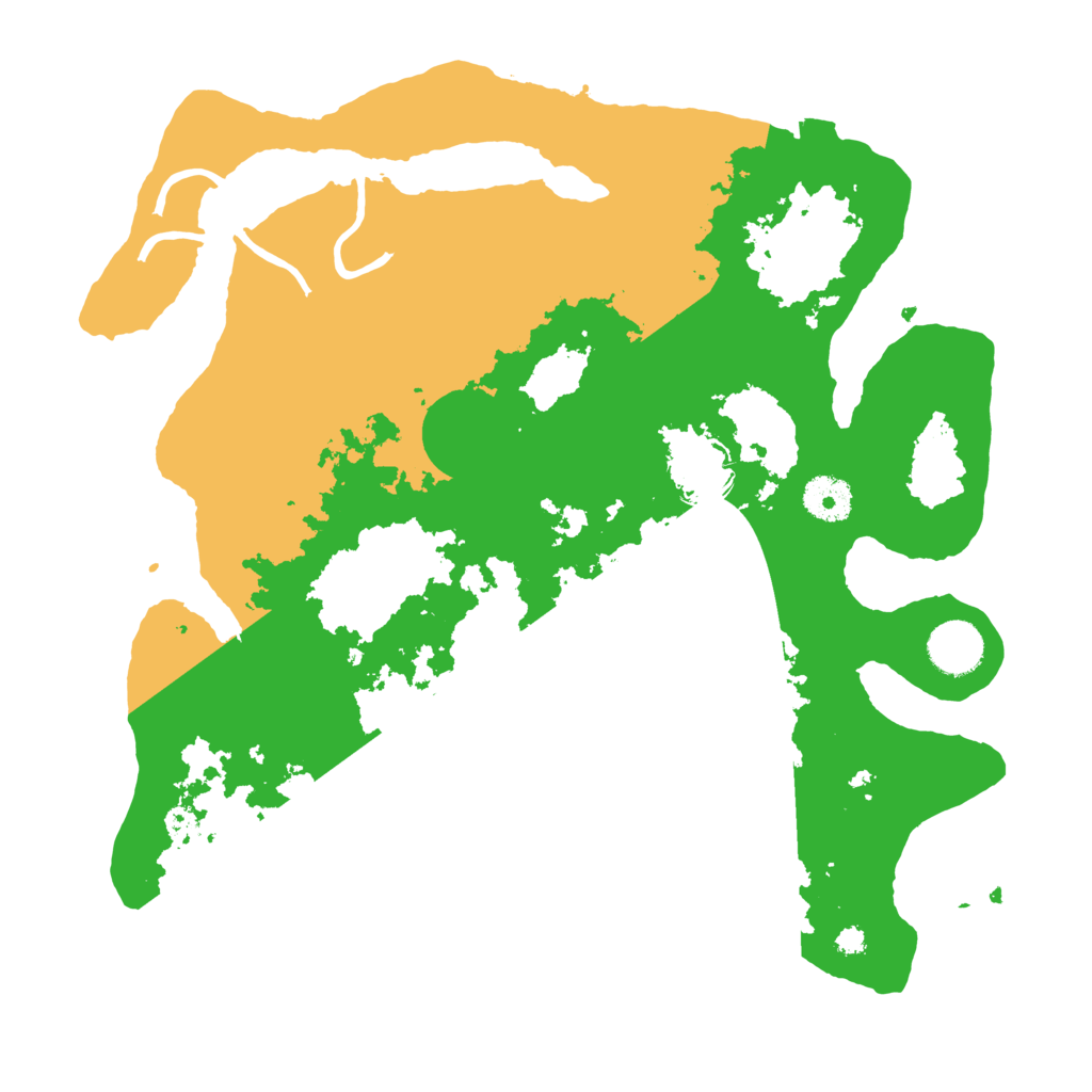 Biome Rust Map: Procedural Map, Size: 3500, Seed: 227345594