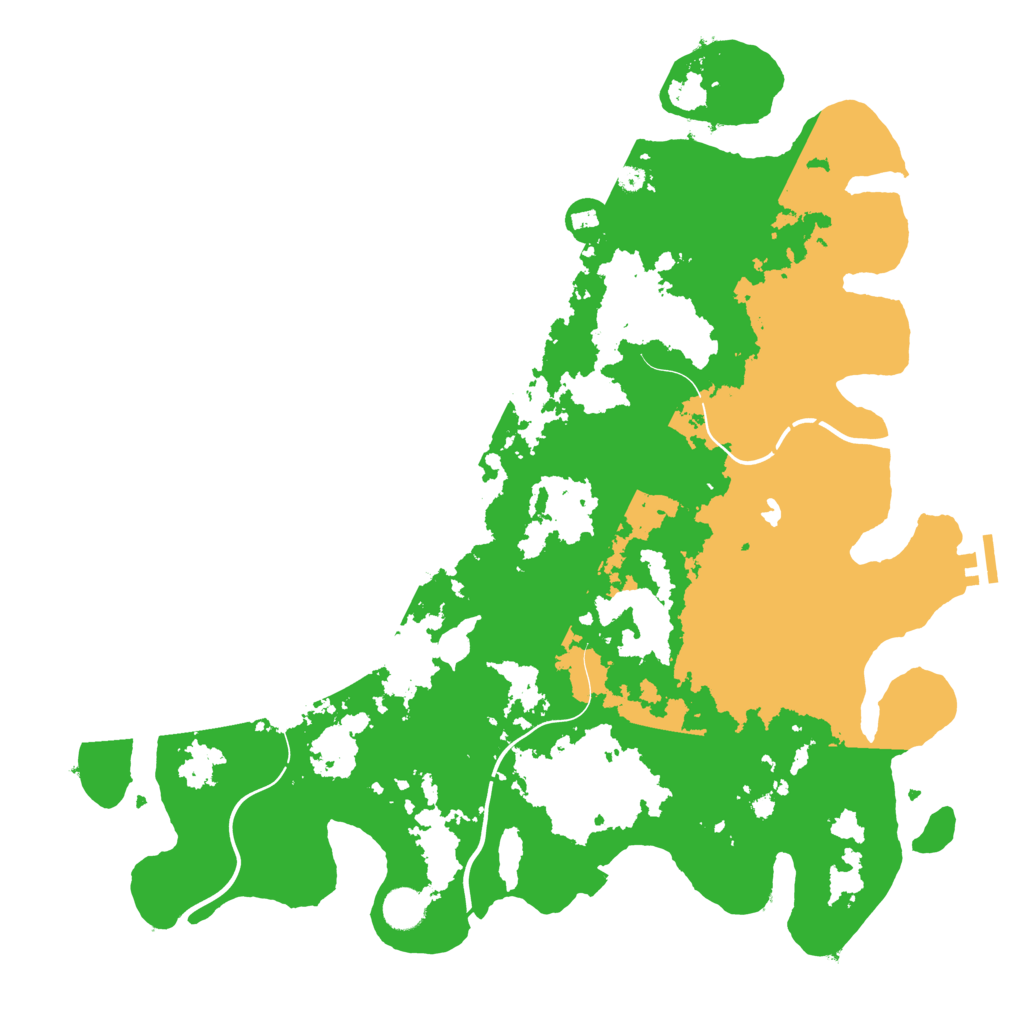 Biome Rust Map: Procedural Map, Size: 4250, Seed: 1292844551