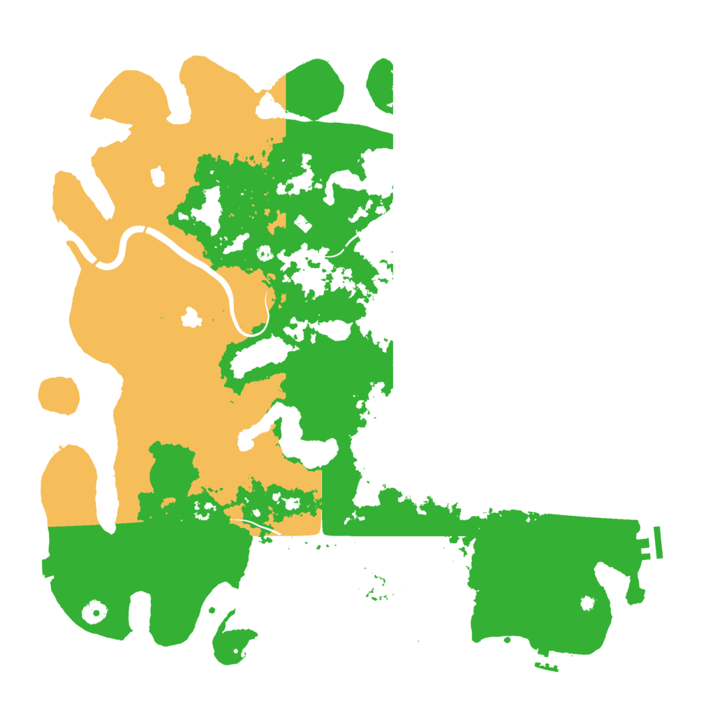 Biome Rust Map: Procedural Map, Size: 4500, Seed: 1180377526