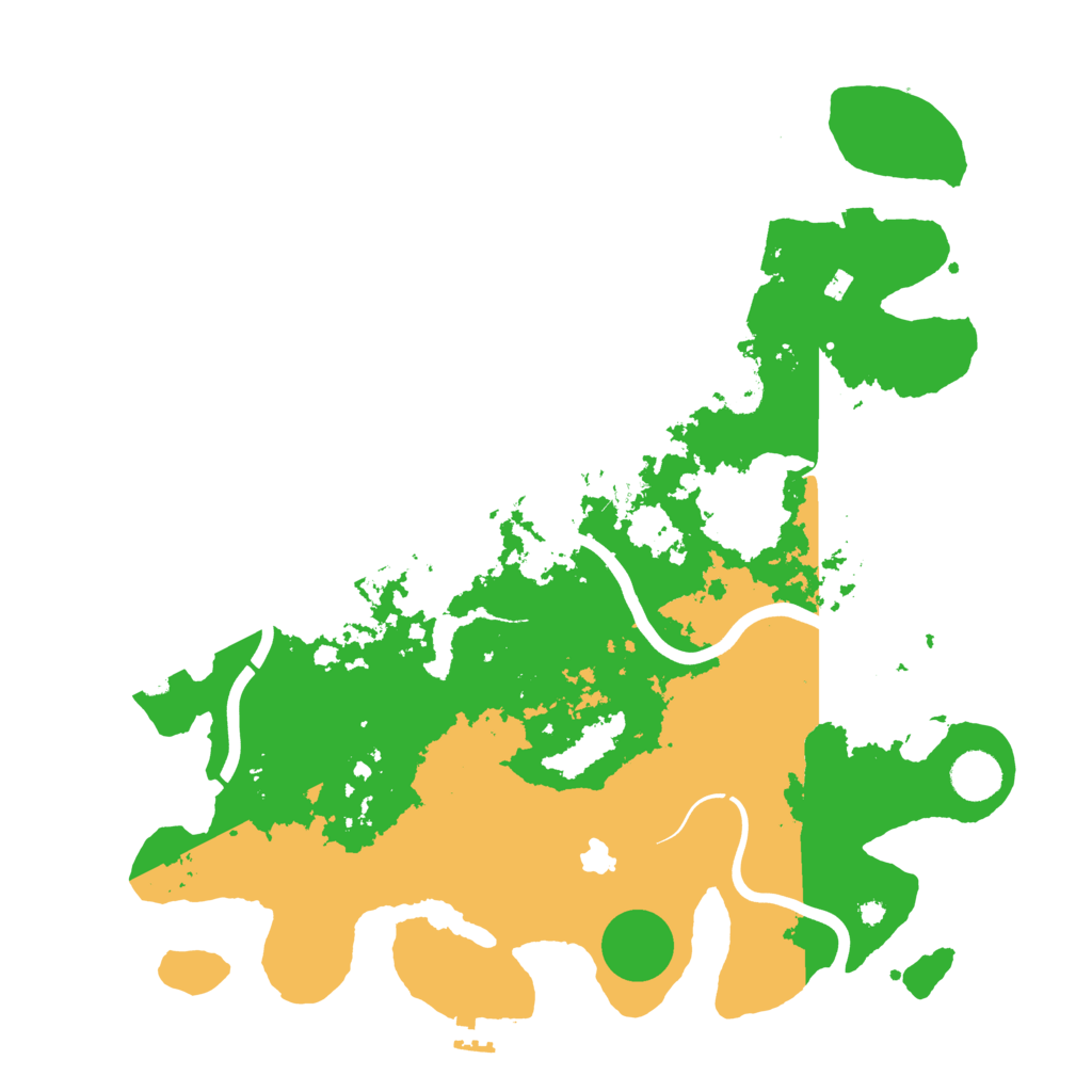 Biome Rust Map: Procedural Map, Size: 4000, Seed: 19366562