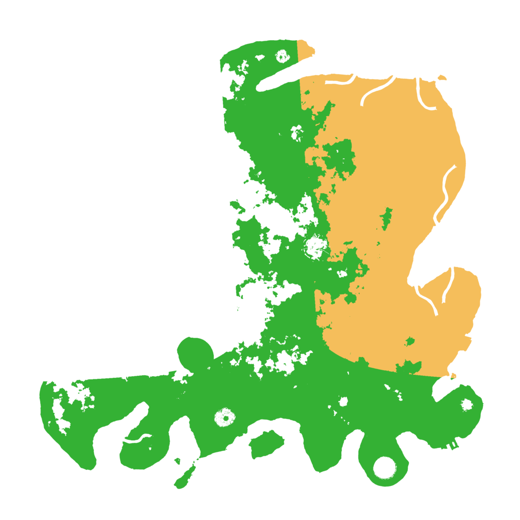 Biome Rust Map: Procedural Map, Size: 4100, Seed: 53694808